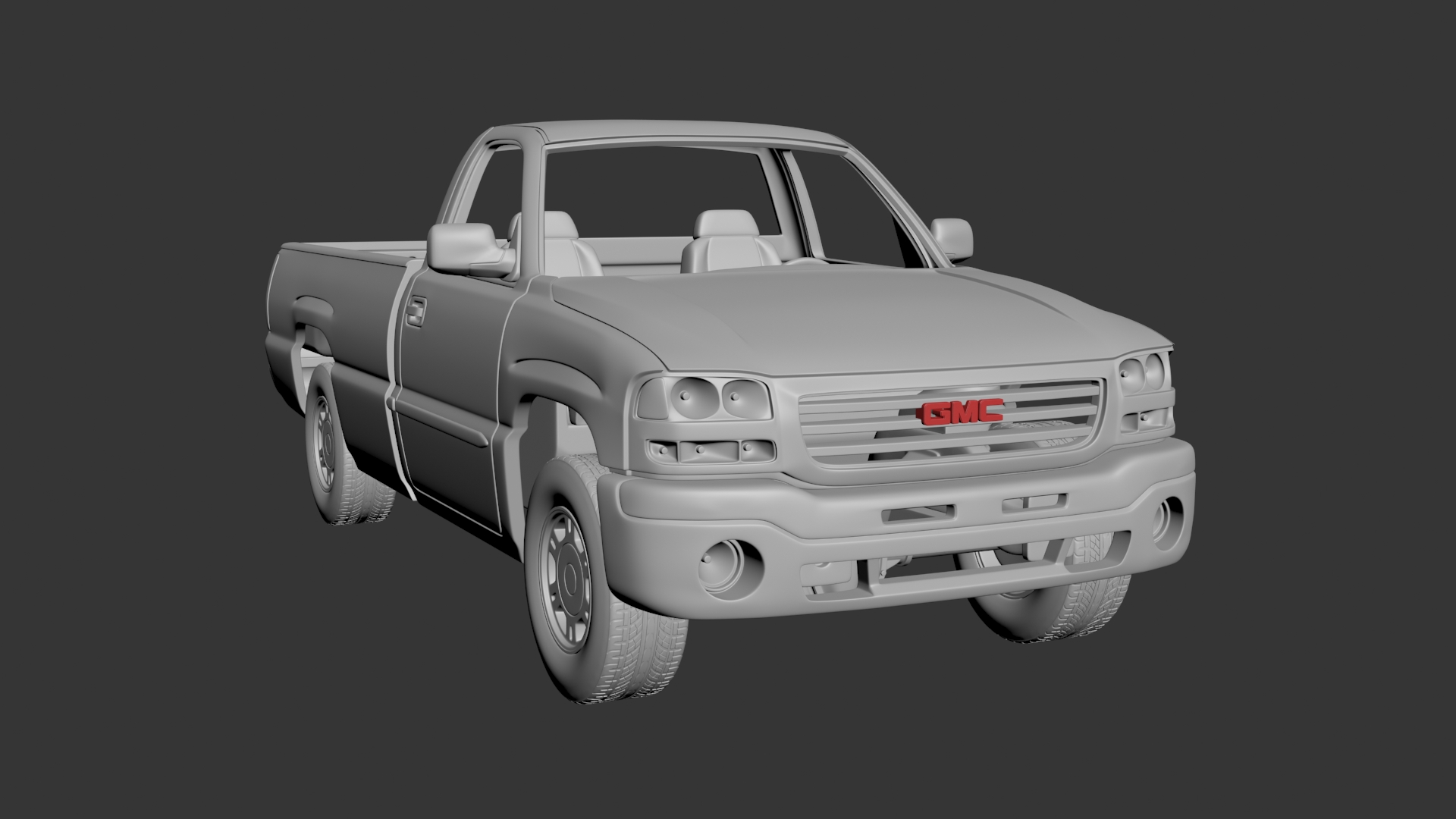 3D file GMC Sierra Regular Cab 2003・3D printing design to download・Cults
