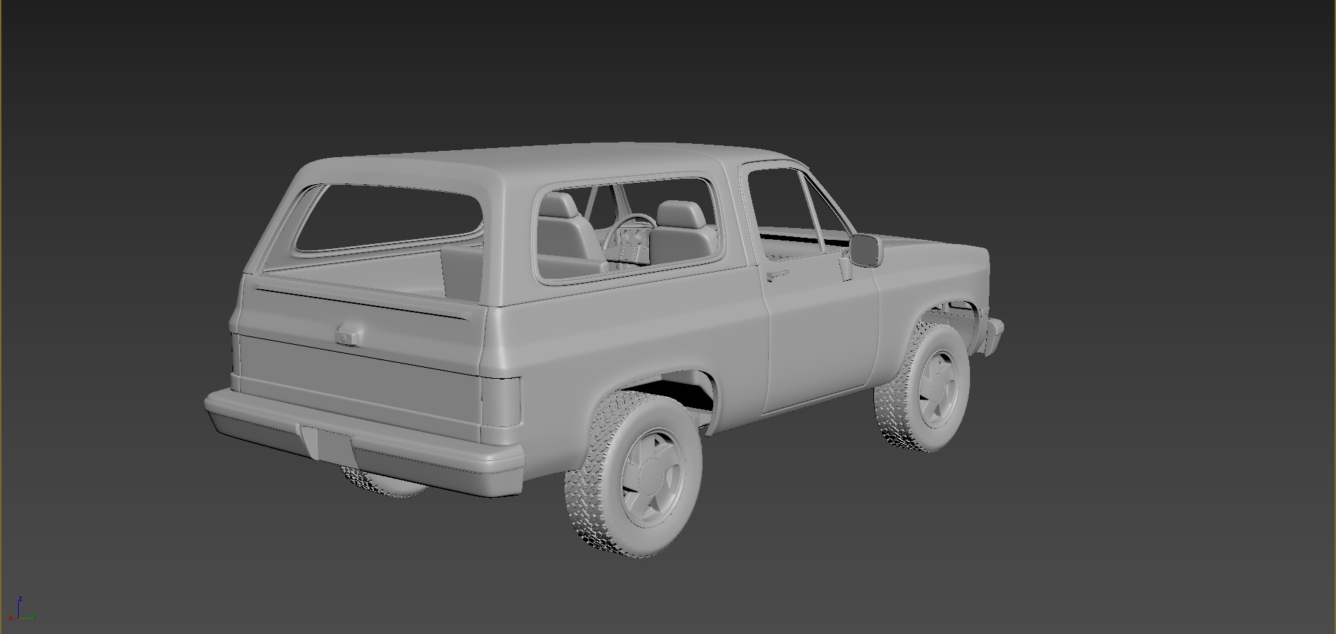 3D file Chevrolet Blazer K5 1984・Template to download and 3D print・Cults
