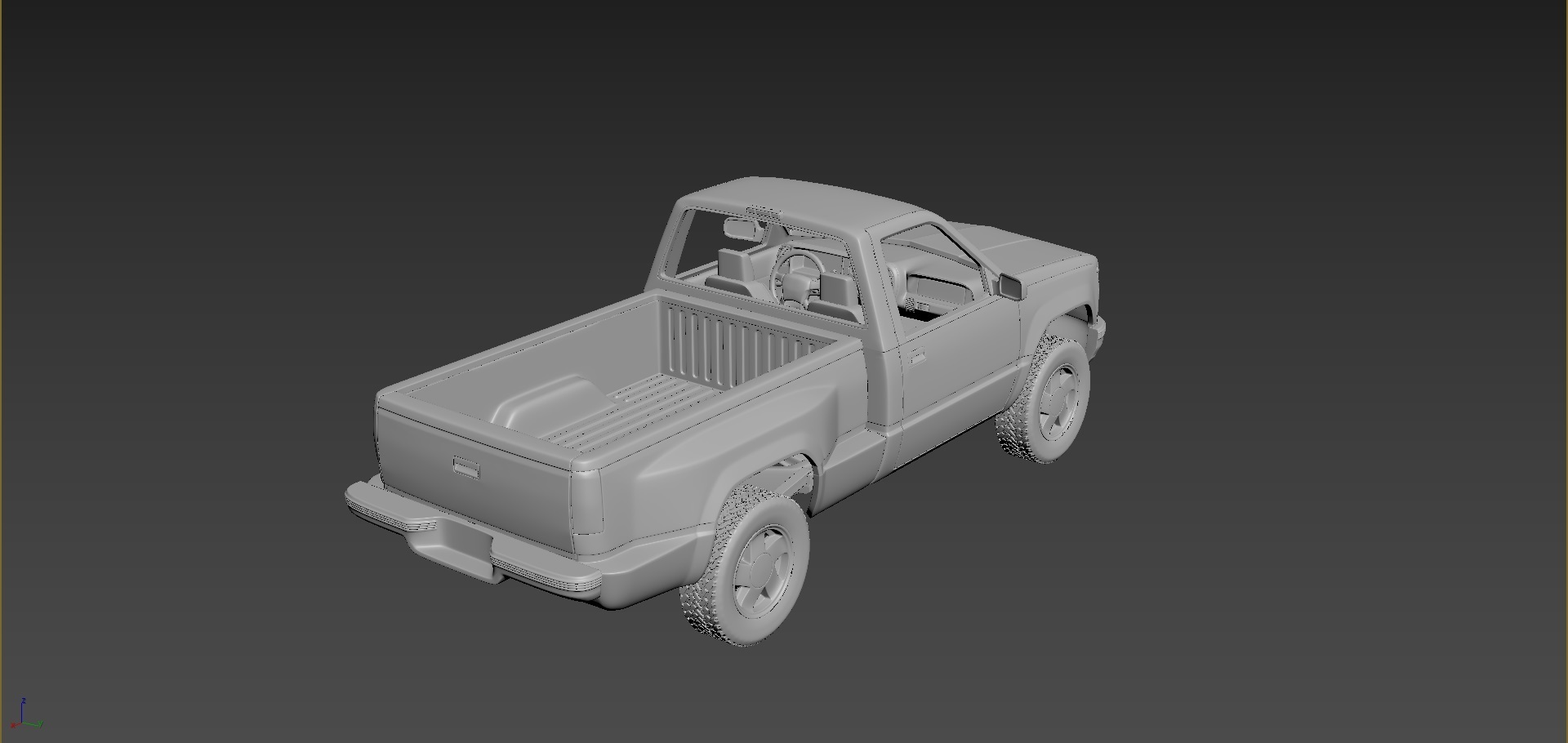 3D file GMC Sierra 1997 Regular Cab 🚕・3D printable design to download・Cults