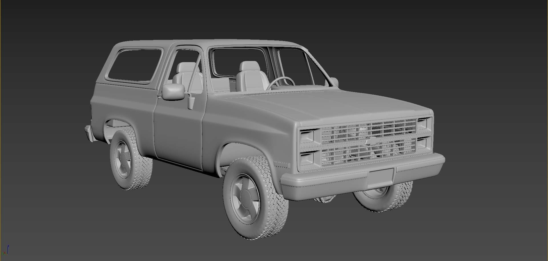 3D file Chevrolet Blazer K5 1984・Template to download and 3D print・Cults