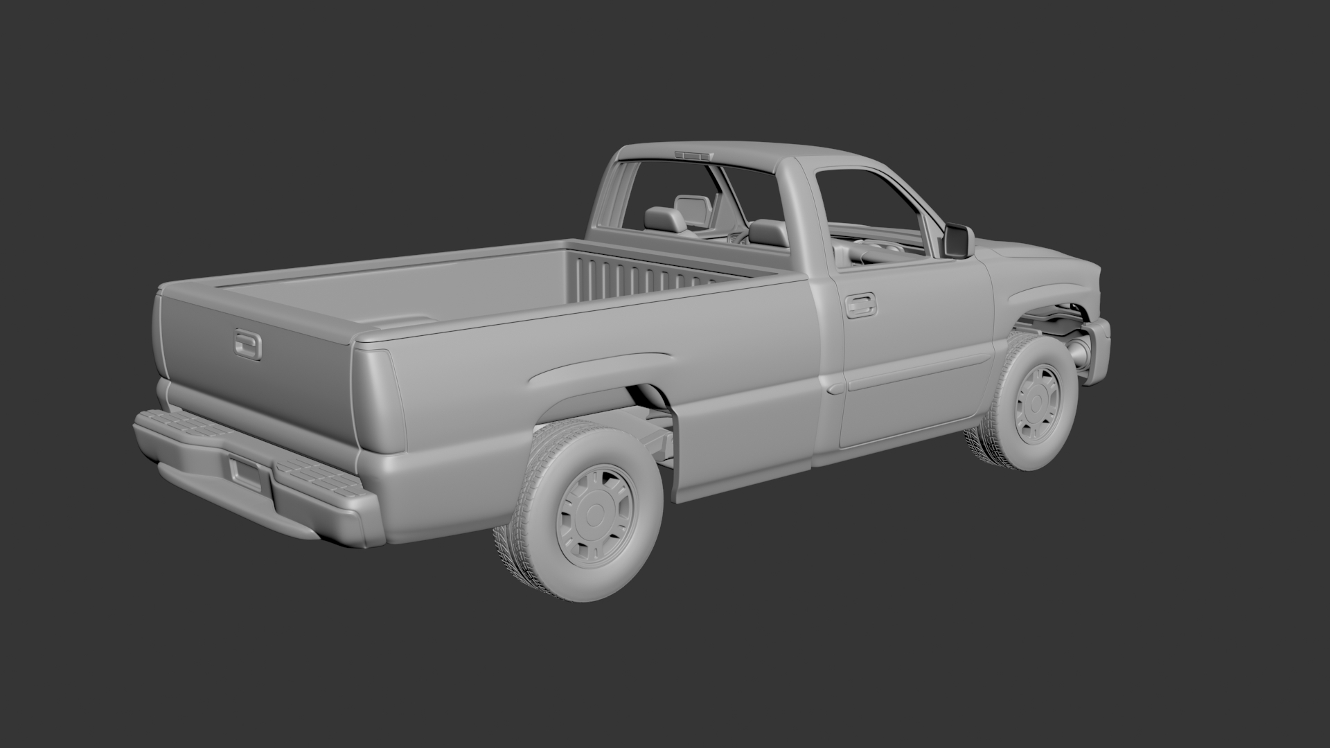 3D file GMC Sierra Regular Cab 2003・3D printing design to download・Cults