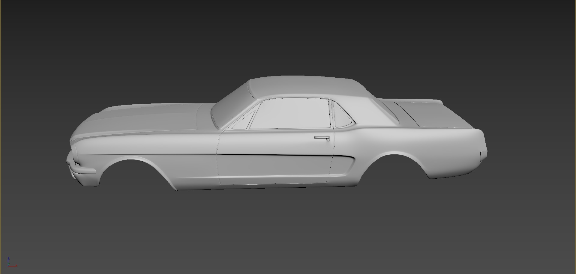 3D file Ford Mustang Coupe 1965 Body For Print 🚙・Design to download and ...