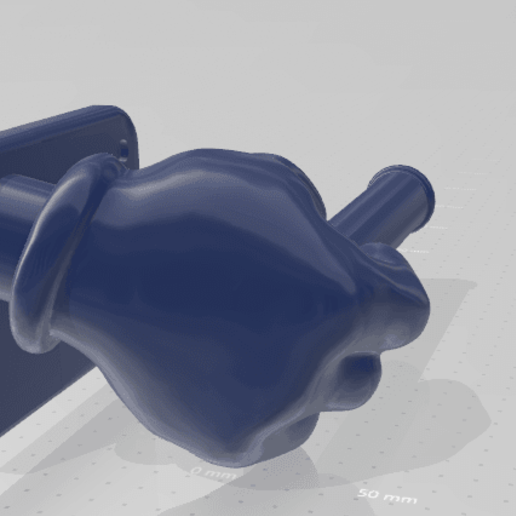 Download STL file Disney toilet paper holder • 3D printing design ・ Cults