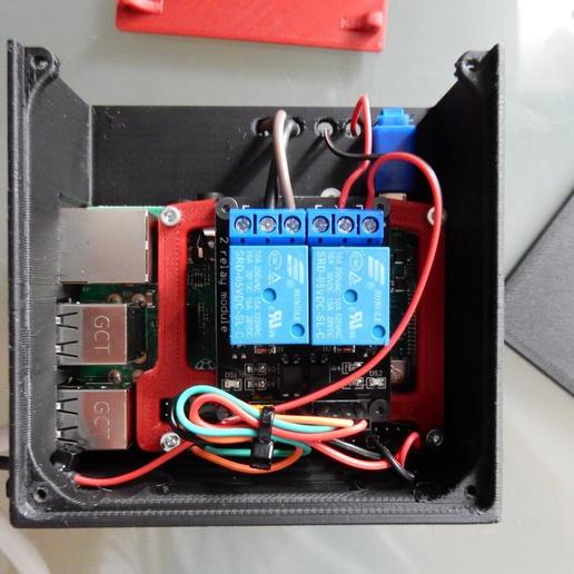 Download free 3D printer designs OctoPrint Cube 2 channel relay