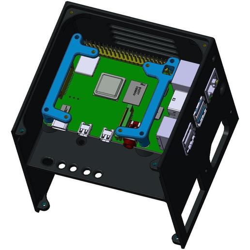 Download free 3D printer designs OctoPrint Cube 2 channel relay