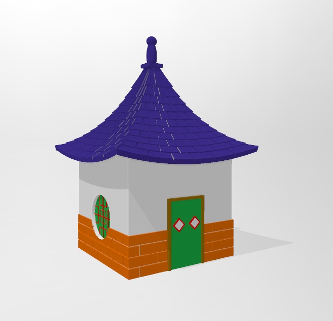 STL file GRANDFATHER GOHAN DRAGON BALL Z HOUSE 🐉・Model to download and ...