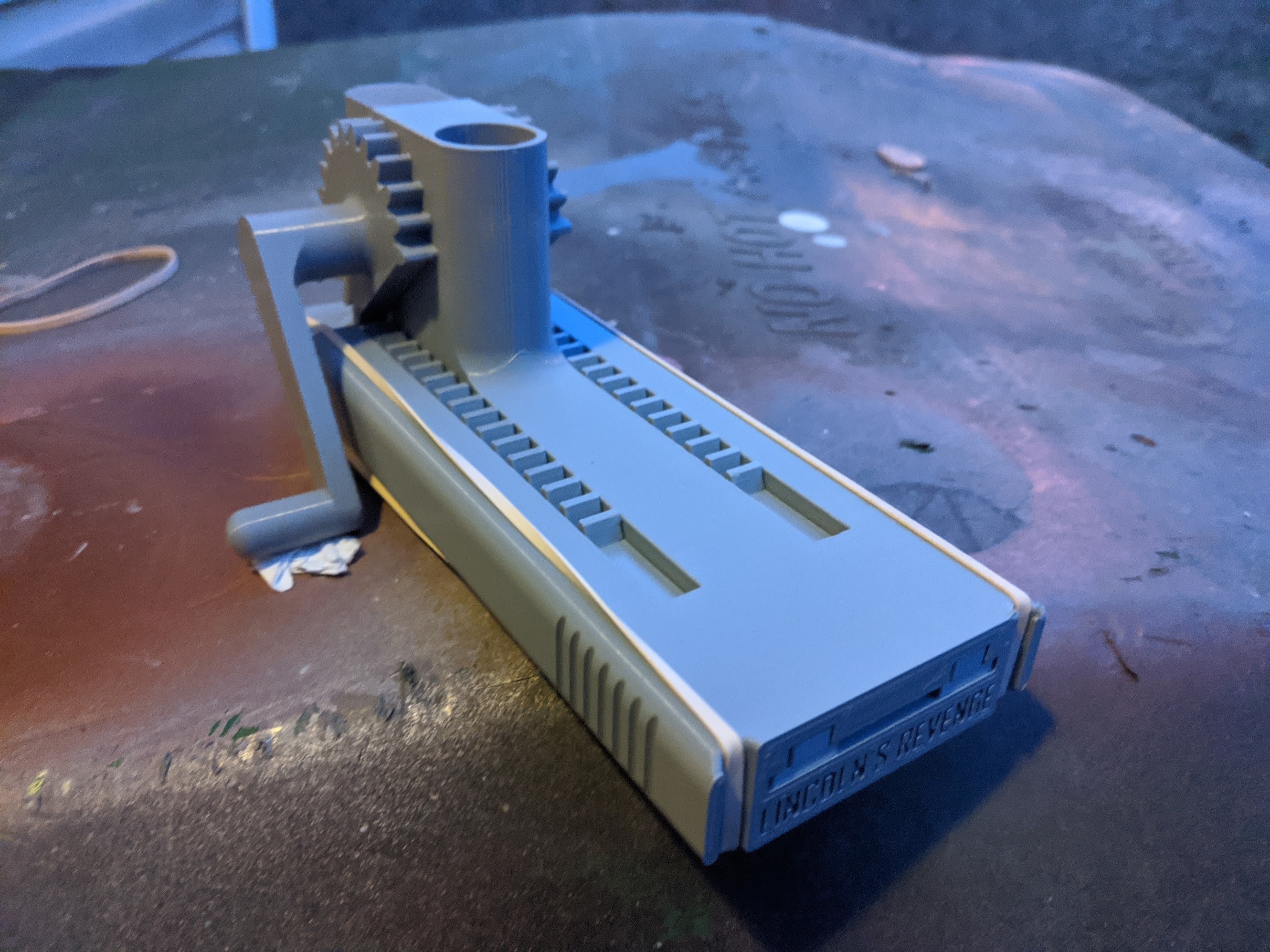 Free STL file Lincoln's Revenge - Rapid fire penny shooter・3D printable ...