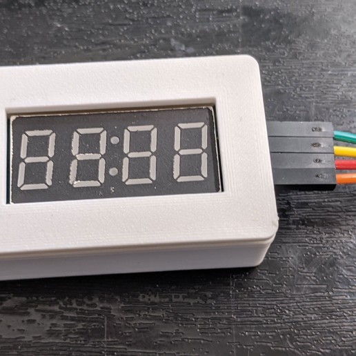 Download free STL file Case for 4-digit LED Display Module w/ TM1637 ...