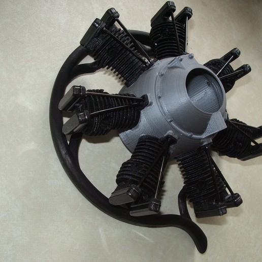 Download STL file Radial Engine Dummy • 3D print object ・ Cults
