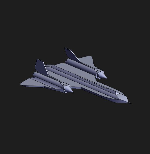 Free 3D file SR-71 Blackbird 📱・3D print model to download・Cults