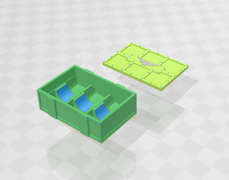 Бесплатный STL файл Imperial Bombard Shells and Crate・Модель 3D ...