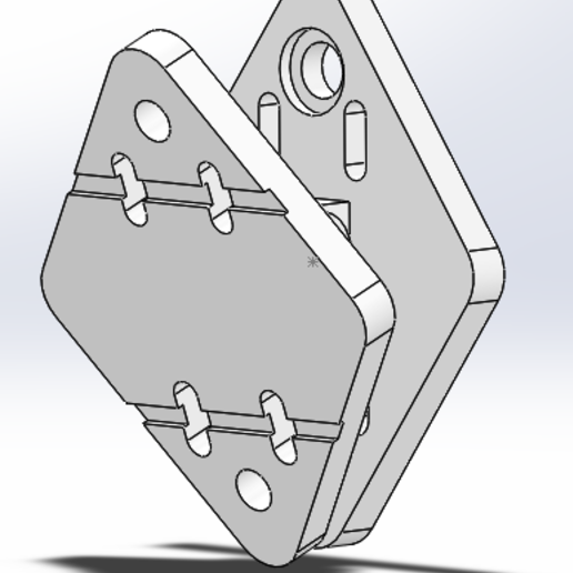 Download STL file Universal speaker wall mount. Speaker wall mount
