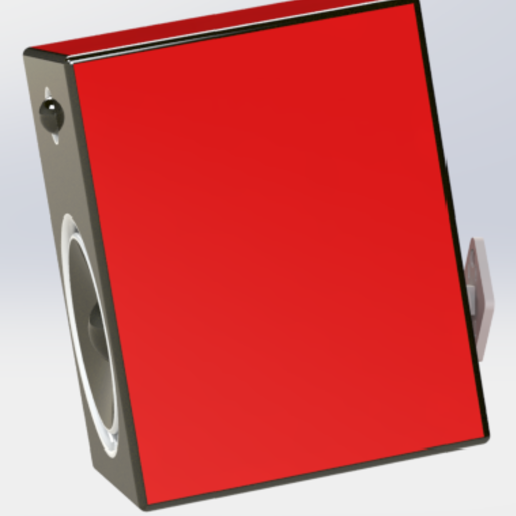 Download STL file Universal speaker wall mount. Speaker wall mount