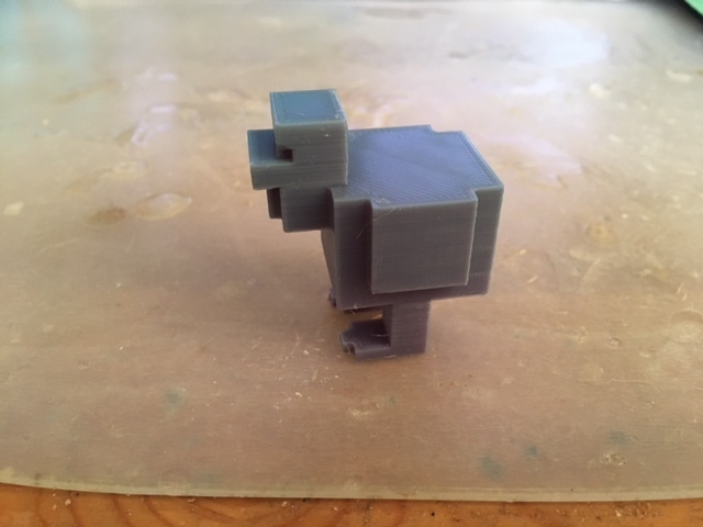 Free 3D file Minecraft and crossy road chickens 🎲・3D printing model to ...