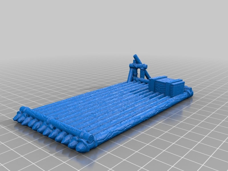 Free STL file River Raft - 28m gaming・Object to download and to 3D ...
