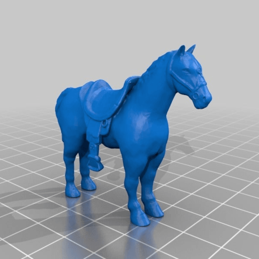 Download free STL file Horses 28mm gaming • 3D print model ・ Cults