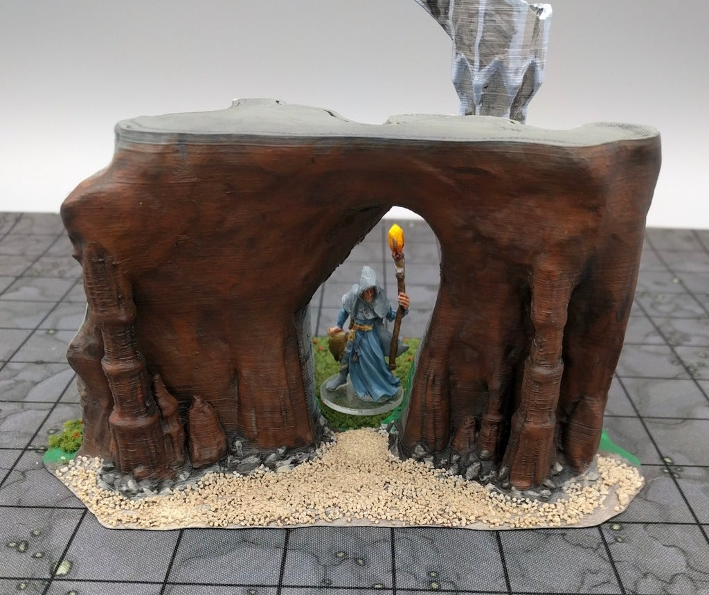 Free STL file OpenForge - Cavern Entrance Set Piece・Model to download ...