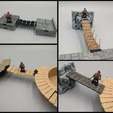 Download free STL file OpenForge Modular Plank / Rope Bridges - 28mm ...