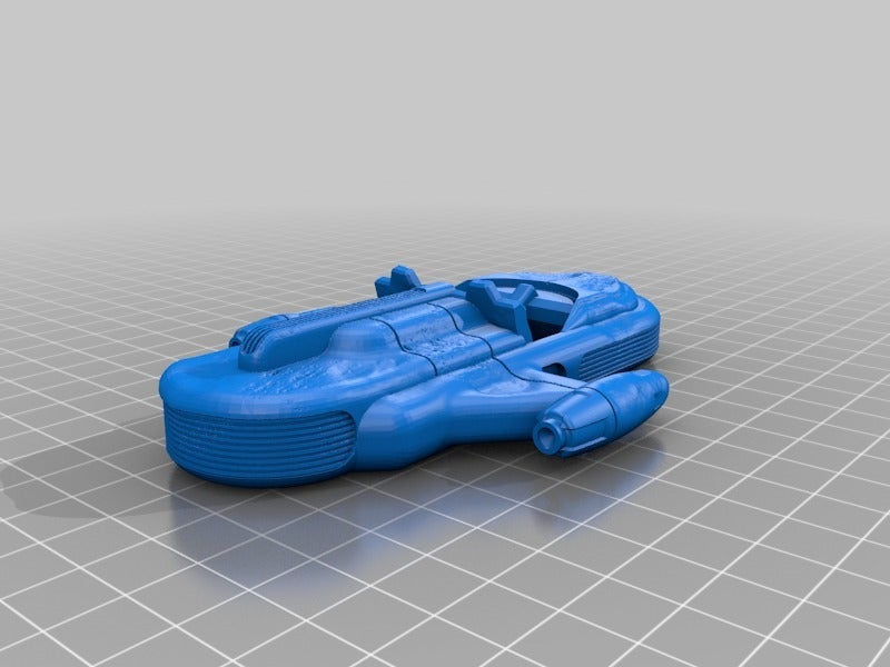 Descargar archivo STL gratis Landspeeder de ciencia ficción maltratado