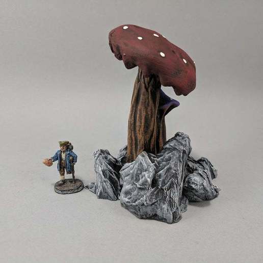 Download free 3D print files Giant Mushrooms ・ Cults