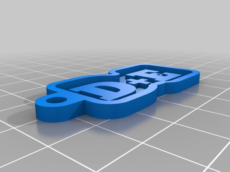 Free 3D file D+E・3D print model to download・Cults