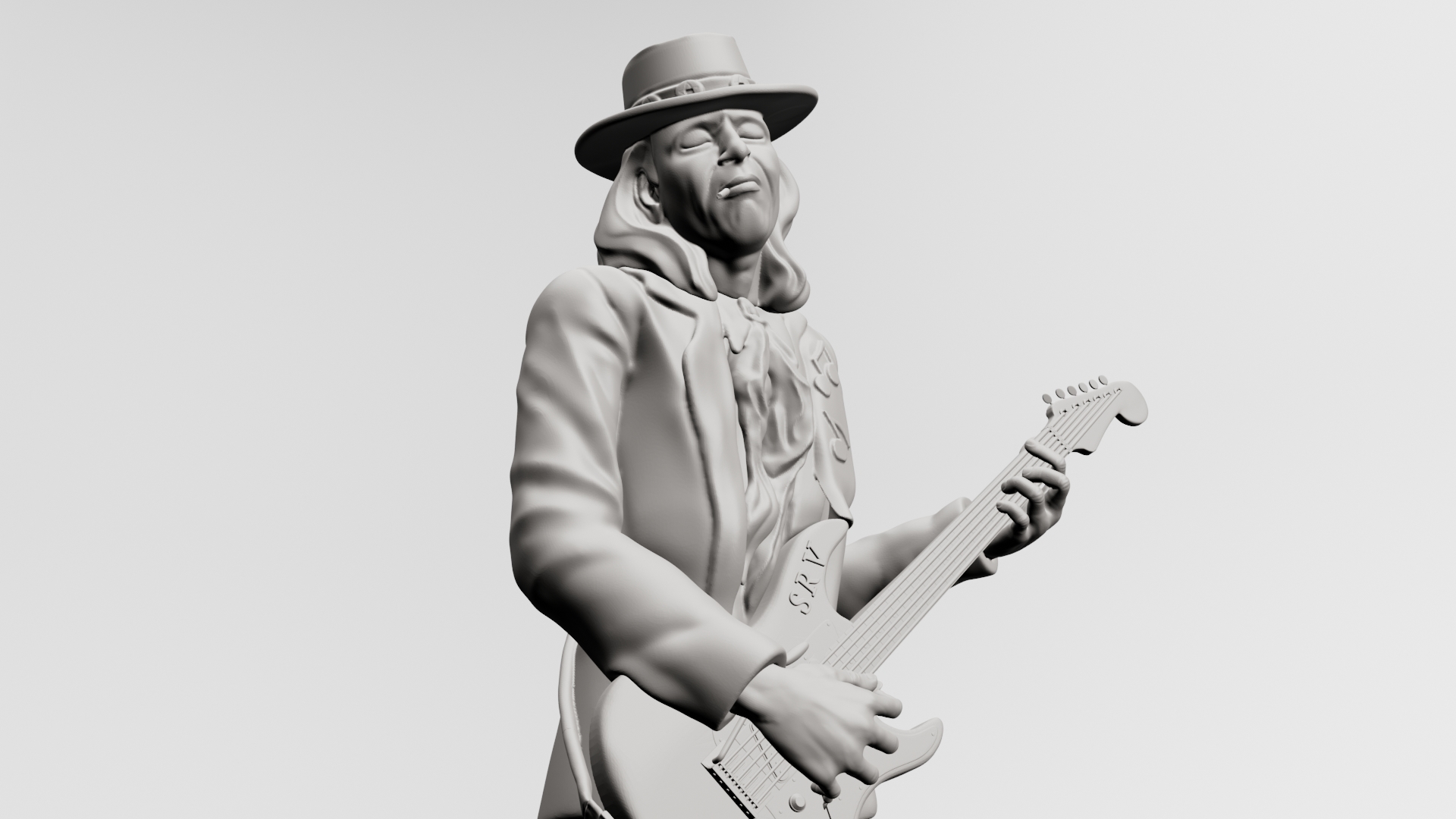 3D file Stevie Ray Vaughan - 3D printable 🎸・3D printer model to ...