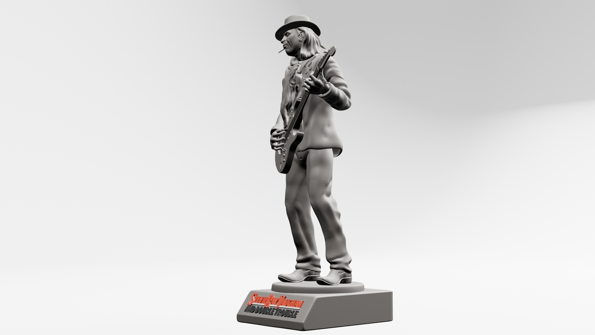 3D file Stevie Ray Vaughan - 3D printable 🎸・3D printer model to ...