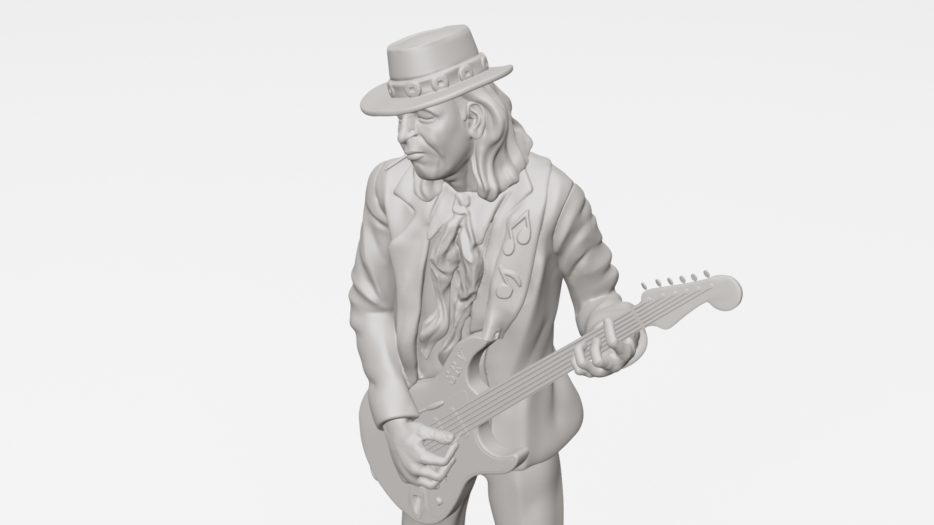 3D file Stevie Ray Vaughan - 3D printable・3D printer model to download ...