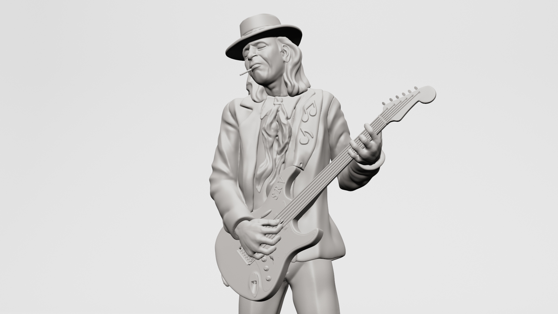 3D file Stevie Ray Vaughan - 3D printable 🎸・3D printer model to ...