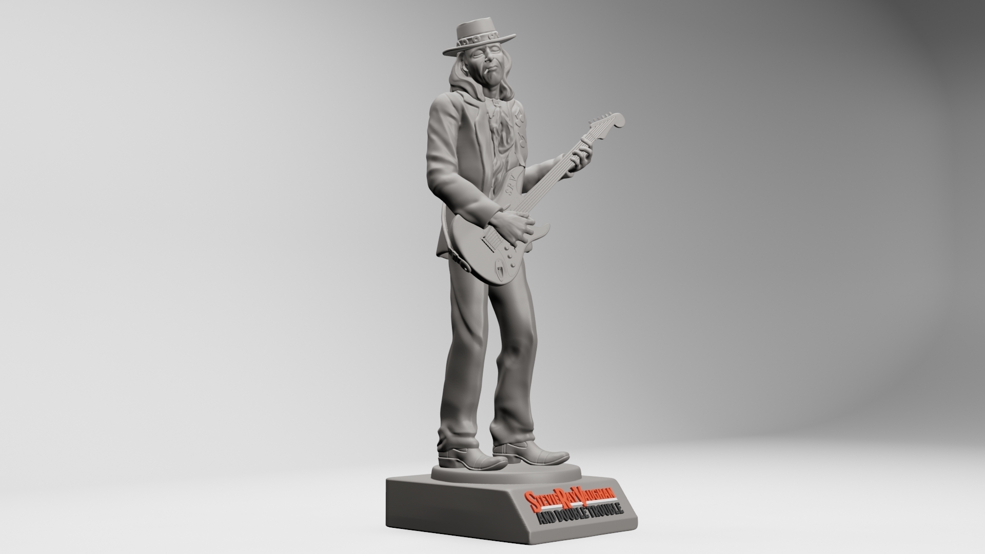 3D file Stevie Ray Vaughan - 3D printable 🎸・3D printer model to ...