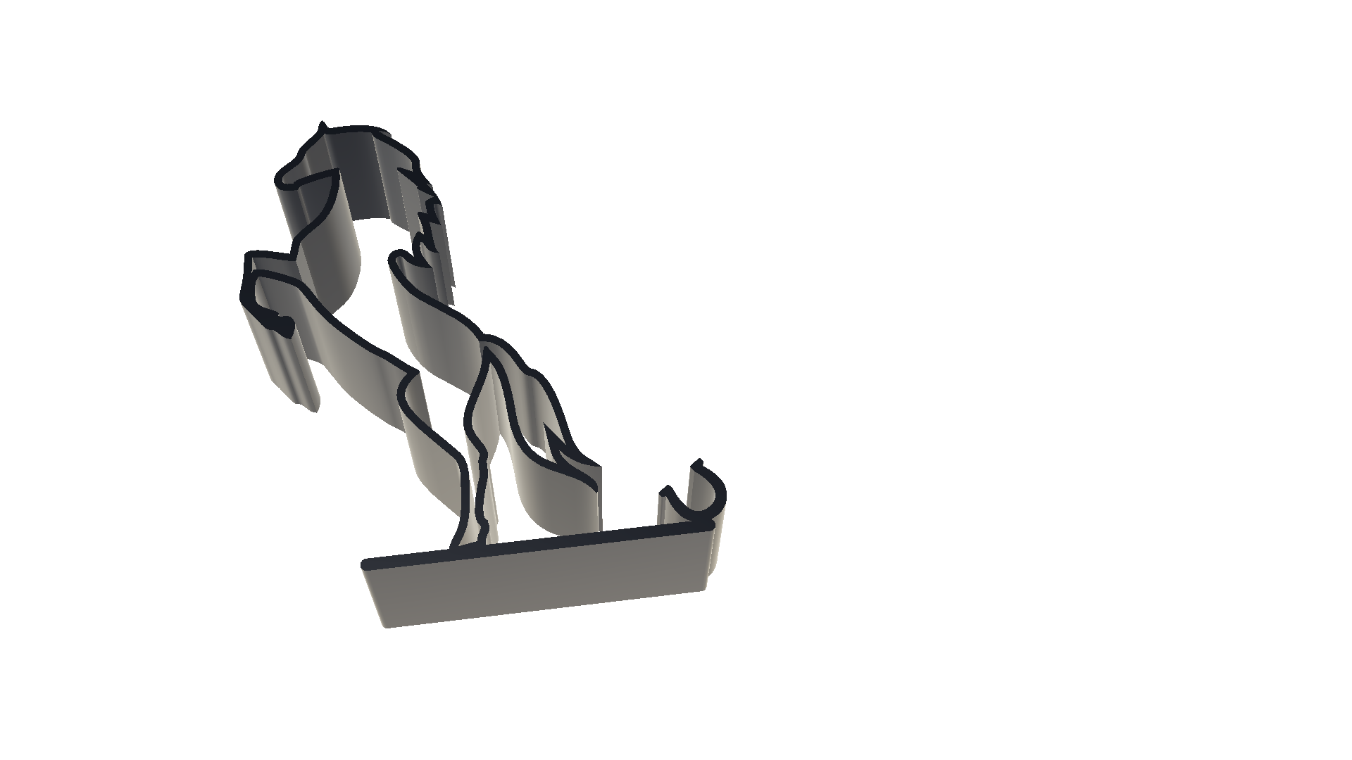 STL file Horse Shape Phone Stand・3D printing design to download・Cults
