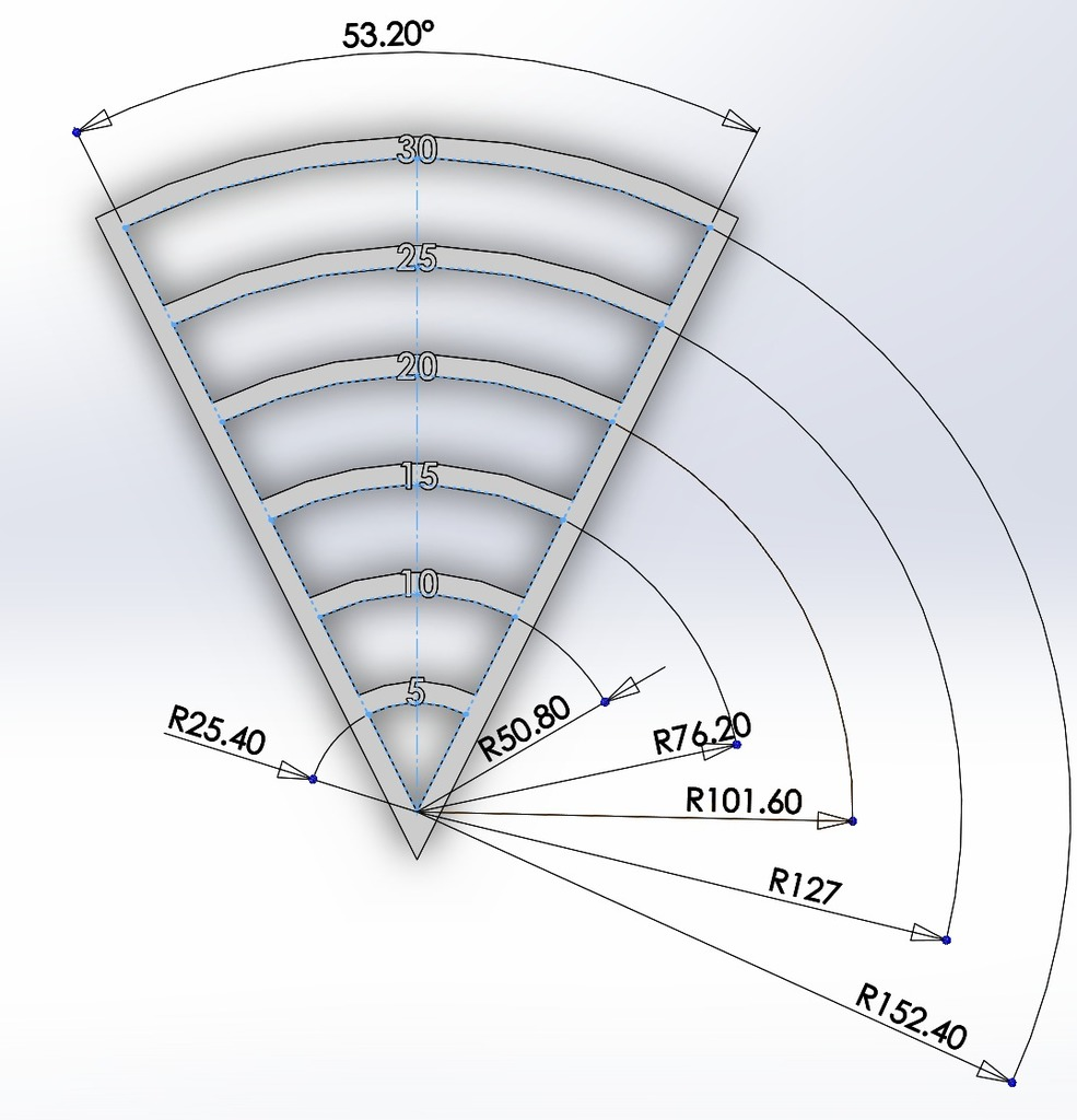 Free 3D file D D Conical Spell Template 🎲・3D print object to download・Cults