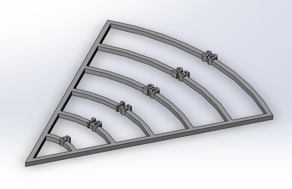 Free 3D file D D Conical Spell Template 🎲・3D print object to download・Cults