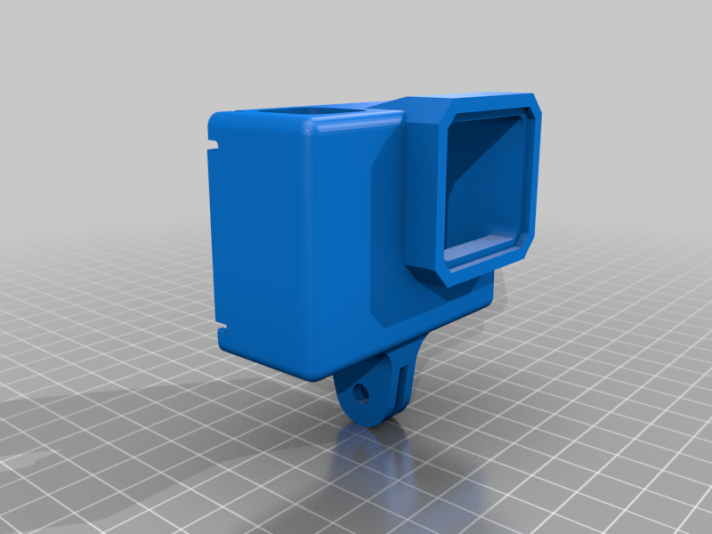 Free 3D file gopro hero 5,6,7 cage / case for paintball with TBS ND filter (TPU) 👽・3D printer