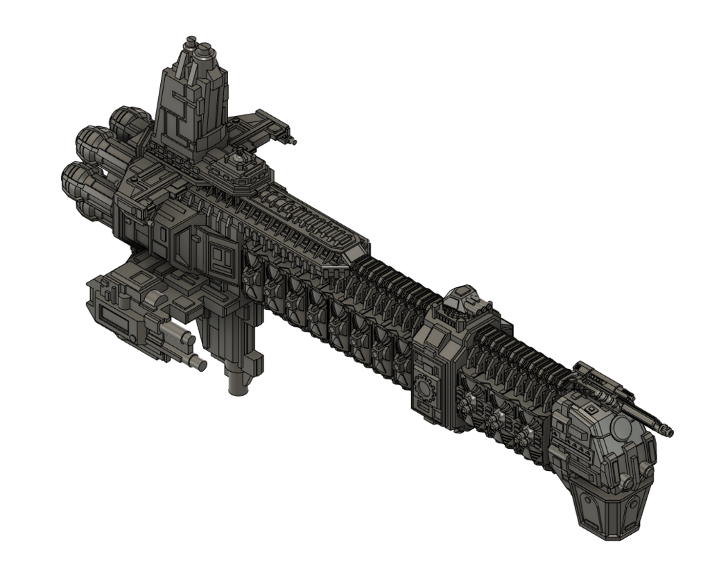 Mechanicus Battleships 3D model