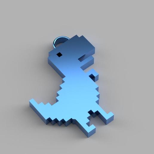 Download free STL file TREX KEY CHAIN // TREX KEY RING • 3D printing