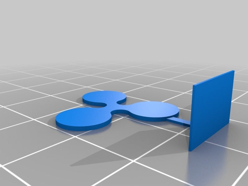 Файл STL Логотип Ripple・Дизайн 3D принтера для загрузки・Cults