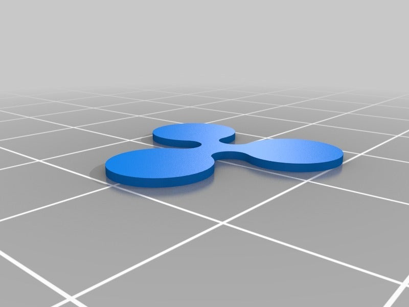 Файл STL Логотип Ripple・Дизайн 3D принтера для загрузки・Cults