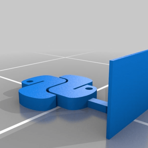 Download free 3D printer templates Python Logo ・ Cults