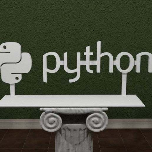 Download free 3D printer templates Python Logo ・ Cults