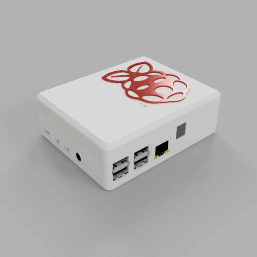 Download free STL file Raspberry Pi 4 Case with Homematic RPI-RF-MOD ...