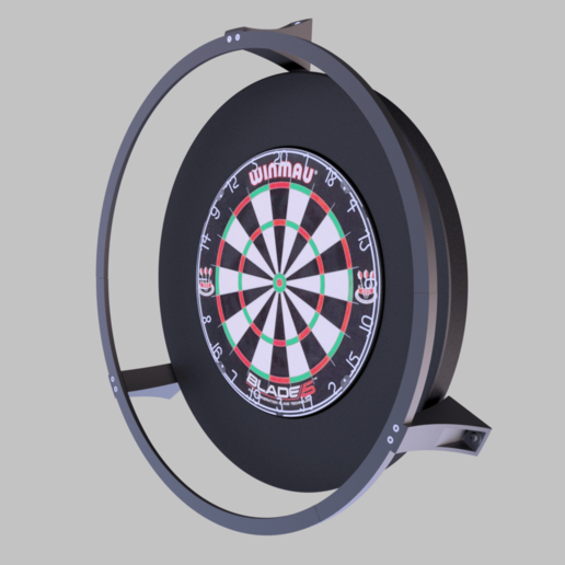 Download 3D printing files Dartboard LEDLight Surround (Darts Ring