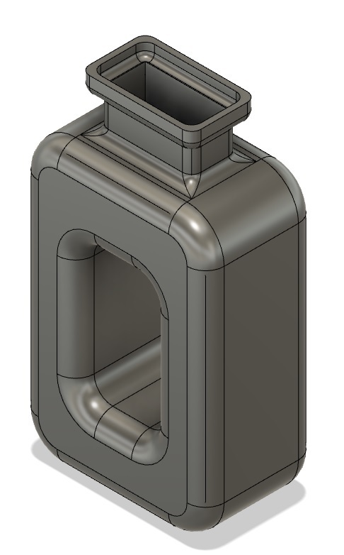 Fileted Square Free STL file Square fileted Vase with Hole 🟪・Design to download and 3D ...