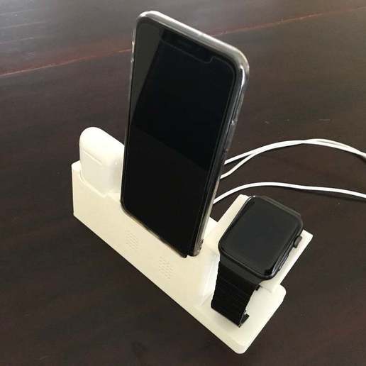Download STL file iPhone X Ultimate dock (case compatible) • 3D
