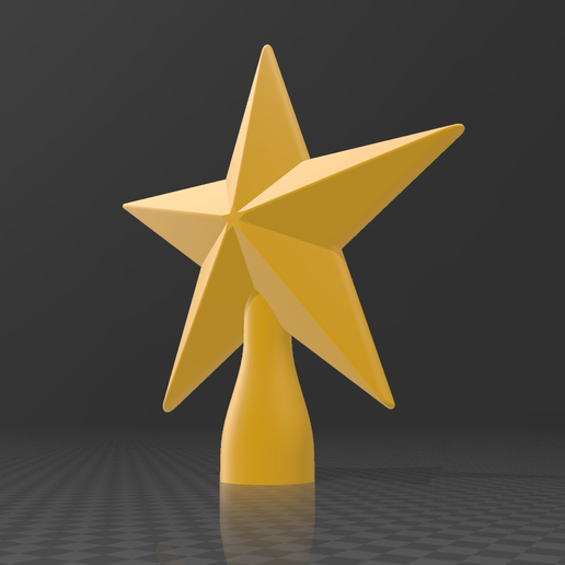 Descargar archivo STL gratis Estrella árbol de Navidad. • Objeto para