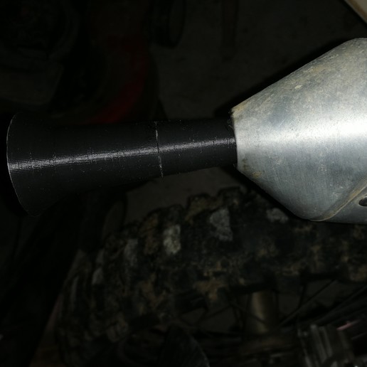 Download STL files exhaust plug for motorcycle cleaning ・ Cults