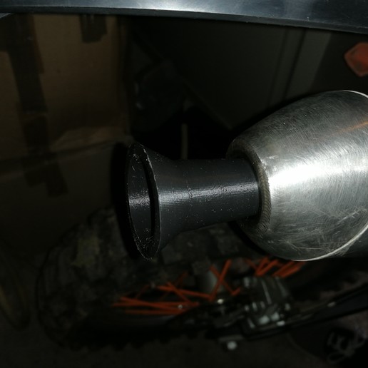 Download STL files exhaust plug for motorcycle cleaning ・ Cults