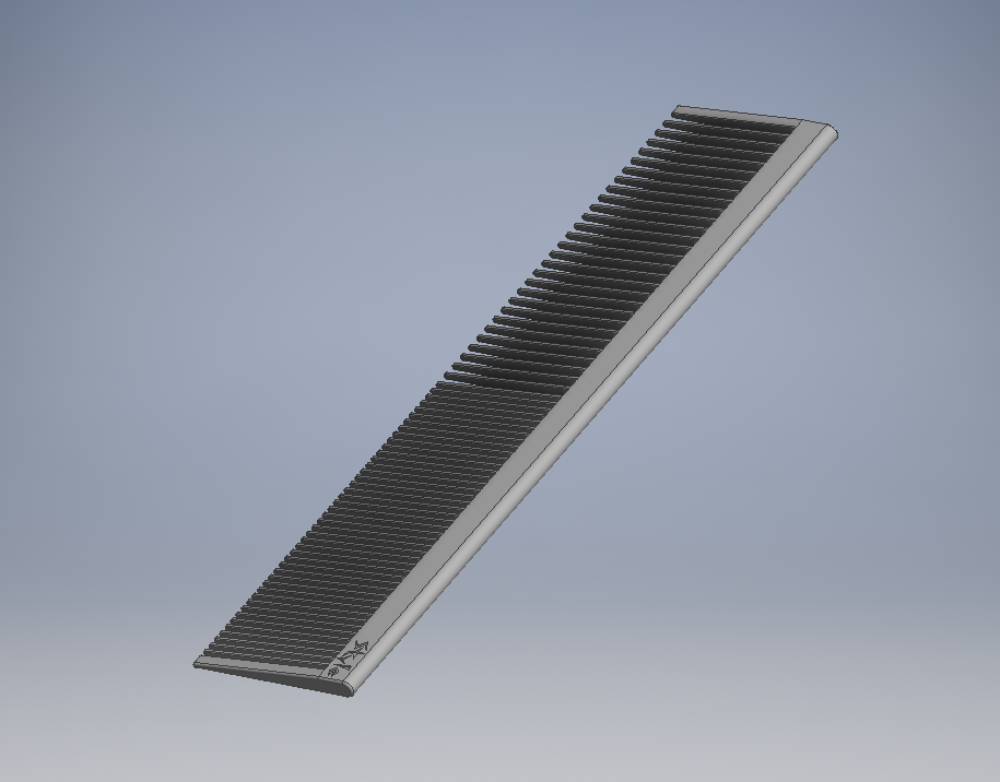 STL file Wide Comb, Wide Comb, Classic hair comb, Classic hair comb ...