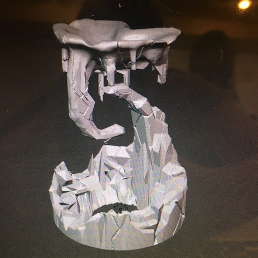 Download STL file Floating island water fountain • 3D printer design ・ Cults