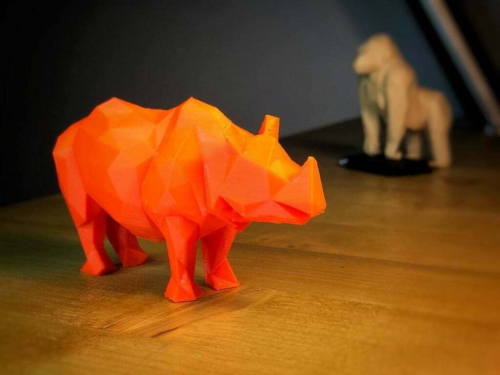 Free STL file LOW POLY RHINO・3D printable model to download・Cults